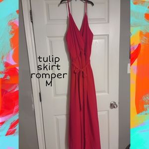 Tulip skirt romper